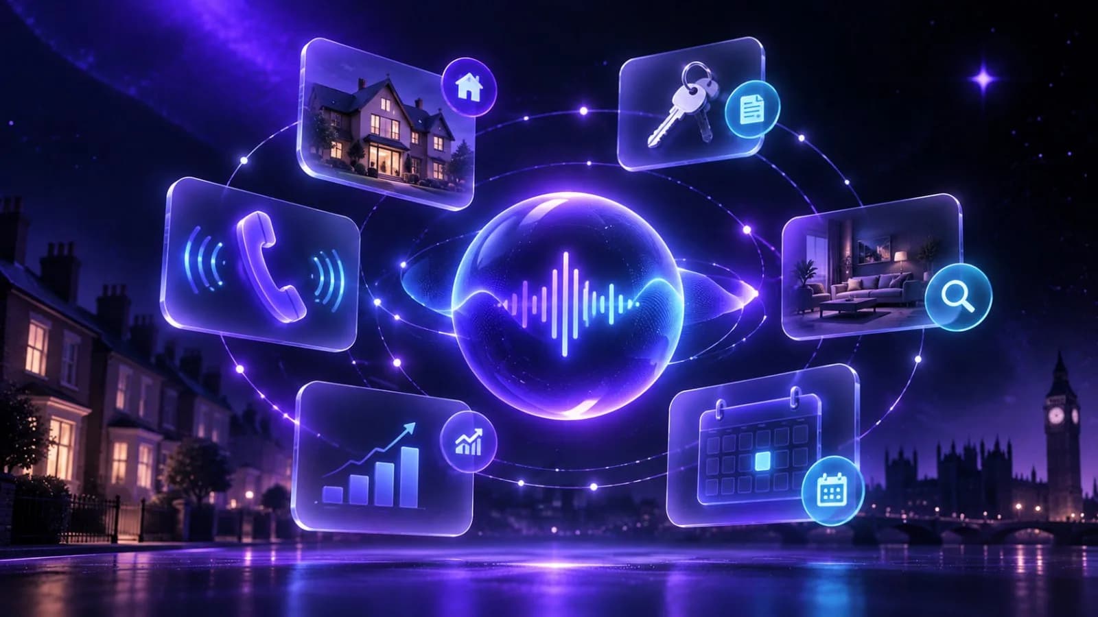An AI voice assistant for UK estate agents: lettings, sales and valuations